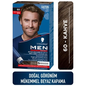 Schwarzkopf Men Perfect Beyazlara Karşı Jel Boya 60 Kahve