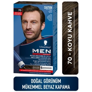 Schwarzkopf Men Perfect Beyazlara Karşı Jel Boya 70 Koyu Kahve