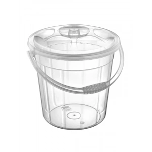 Şeffaf 20 Lt Kapasiteye Sahip Erzak Saklama Kovası