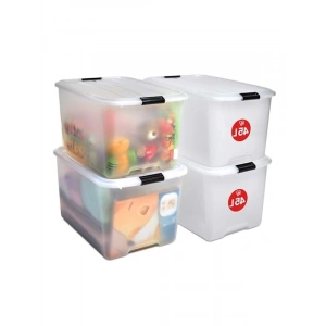 Şeffaf 45L Kutu Seti, Düzenli Saklama İçin Uygun