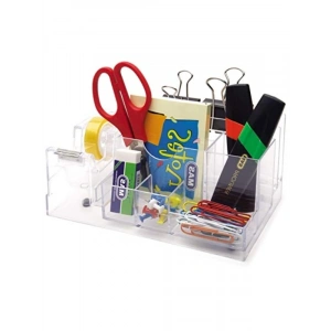 Şeffaf Bant Kesicili Masa Organizeri