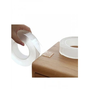 Şeffaf Çift Taraflı Nano Bant - 3 Metre