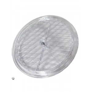 Şeffaf Doğalgaz Havalandırma Cam Menfezi, 18 Cm Çap