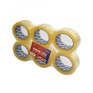 Şeffaf Koli Bantı - 45 cm x 100 m, 6lı Paket