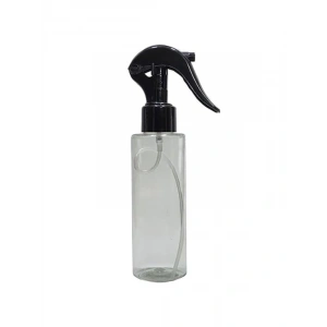 Şeffaf Plastik Sprey Şişesi - Siyah Tetikli