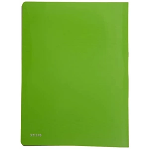 Şeffaf Poşetli Sunum Dosyası - 20 Poşet, Açık Yeşil
