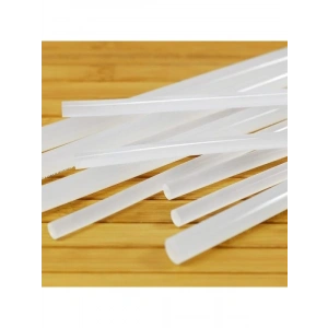 Şeffaf Sıcak Silikon Çubuğu, Standart Kalın, 10lu Paket