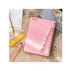 Şeker Pembe A5 Spiralli Keten Haftalık Ajanda - 2026