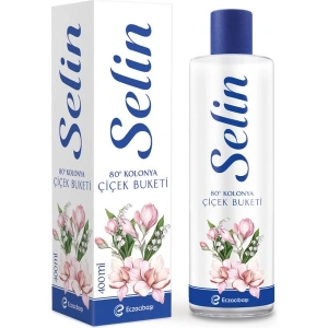 Selin Parfümlü Kolonya Çiçek Buketi Pet 400 ml