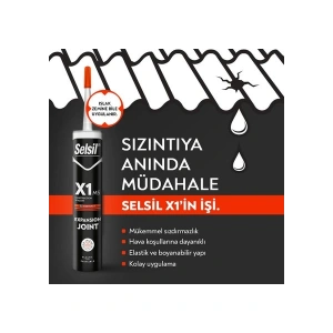 Selsil X1 Montaj Yapıştırıcısı Ms Beyaz 290 ml