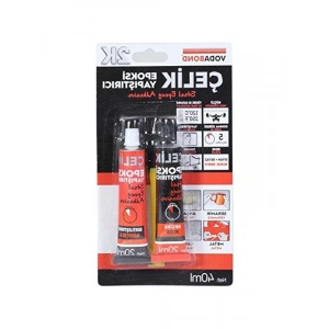 Seramik, Ahşap, Metal ve Plastik için Epoksi Yapıştırıcı, 20+20 ml