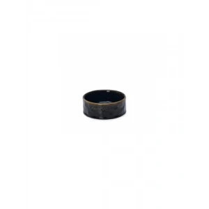 Seramik Köpek Mama ve Su Kabı, Siyah, 13,5 cm, 500 ml