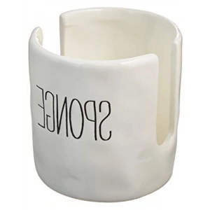 Seramik Mutfak Tabağı Sünger Tutucu - 8,9 cm x 7,6 cm