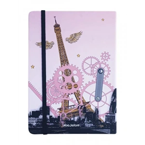 Sert Kapaklı A6 Çizgili Defter - 100 Yaprak, Ivory Renk