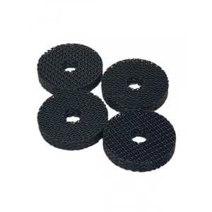 Sert TPU Zil Keçesi, 50/9mm, 4 Adet, Siyah