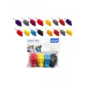 Sesli Fare Kedi Oyuncağı, 4lü Set, Zeka Oyunu