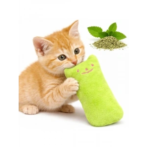 Sesli Peluş Kedi Oyuncağı, Dayanıklı ve Eğlenceli Mini Boy