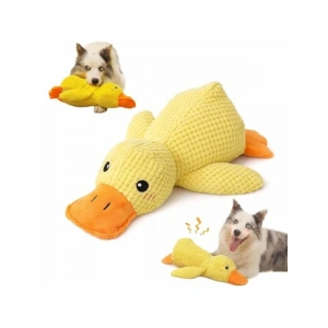 Sesli Peluş Köpek Oyuncağı, 45 cm, Diş Temizleyici