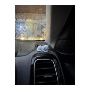 Sevimli Kedi Tasarımlı Torpido Süsü, Araç Dekor Aksesuarı