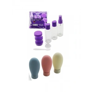 Seyahat Şişe Seti - 13 Parça, Uçak Uyumlu ve Sızdırmaz Tasarım