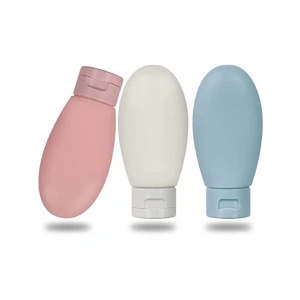 Seyahat Tipi Doldurulabilir Şampuan Şişesi Seti - 3 Adet