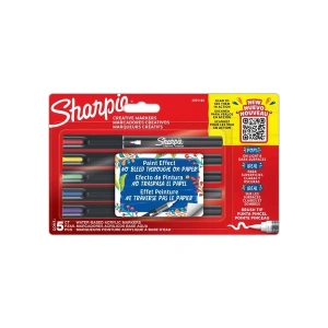 Sharpie Akrilik Markör Fırça Uç 5li Set