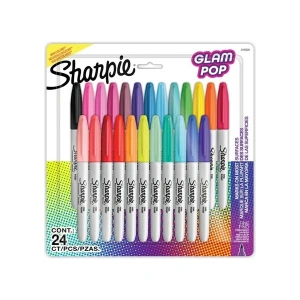 Sharpie Glam Pop Fine 24lü Yuvarlak Uç Permanent Markör Set
