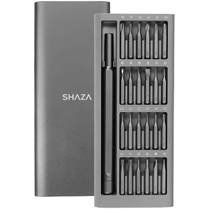 Shaza 24 Parça Hassas Tornavida Seti - Mıknatıslı Alüminyum Kasa Telefon, Pc vb. Tamir Seti