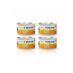 Shinycat Tavuklu Yaş Kedi Maması, 70 Gr x 4 Adet