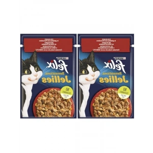 Sığır ve Domatesli Yaş Kedi Maması - 85 Gr, 2li Paket
