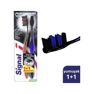 Signal Diş Fırçası Performance Black 2 Kat Yumuşak 31 GR 1+1
