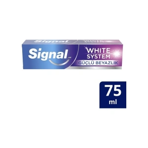 Signal White System Diş Macunu Güçlü Beyazlık Güçlü Diş Minesi 75 ml