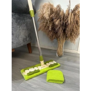Sihirli Teleskobik Mandallı Mop Seti - Yedek Bez Hediyeli