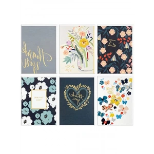 Şık Teşekkür Kartları Seti (48 Adet)