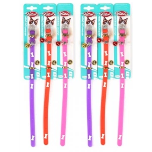 Silikon Boyun Tasması - Kemik Desenli Zilli 2li Paket