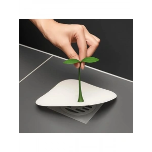 Silikon Koku ve Böcek Önleyici Gider Kapağı - Beyaz