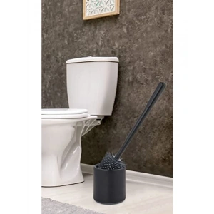 Silikon Tuvalet Fırçası - Oval Tasarım, Hijyenik Kullanım