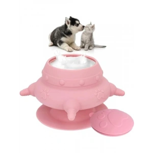 Silikon Yavru Köpek Mama Kabı 240 ml, 4 Emzikli