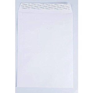 Silikonlu Torba Zarf, Beyaz, 110 gr, 25li Paket