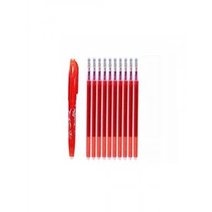 Silinebilen Refill Kalem İçi - Kırmızı, 11 Adet Set