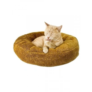 Simit Şeklinde Kedi Yatağı, 50 cm Rahat ve Şık
