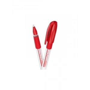 Simli Jel Kalem, 1.0 mm Uç, Kırmızı Renk, Eğlenceli Yazım