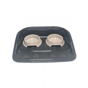 Siperli Mama Kabı 2li Set - 300 ml