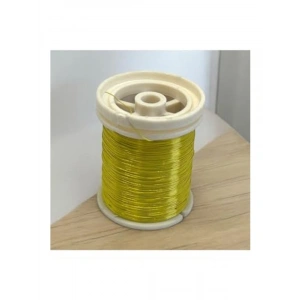 Şirin Sarı Renkli 0.30mm Filografi Teli - 50 Metre Uzunluk
