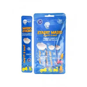 Sıvı Kedi Ödül Maması - Ton Balıklı ve Karidesli 4 x 14 gr