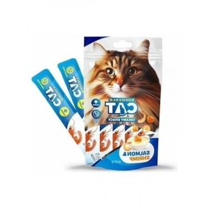 Sıvı Kedi Ödülü - Somon ve Karides 5x15 Gr