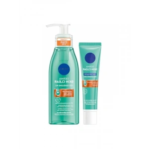 Sivilce Karşıtı Yüz Temizleme Jeli ve Gece Kremi Seti