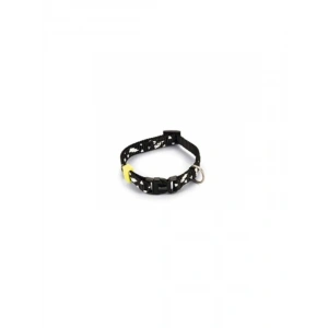 Siyah 20-30 cm Ayarlanabilir Köpek Tasması, 10 mm Kalınlık