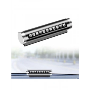 Siyah Alüminyum Araç İçi Çevirmeli Telefon Numaratörü