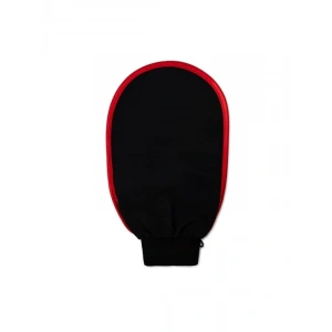 Siyah Banyo Duş Kesesi - %100 Floş İpek